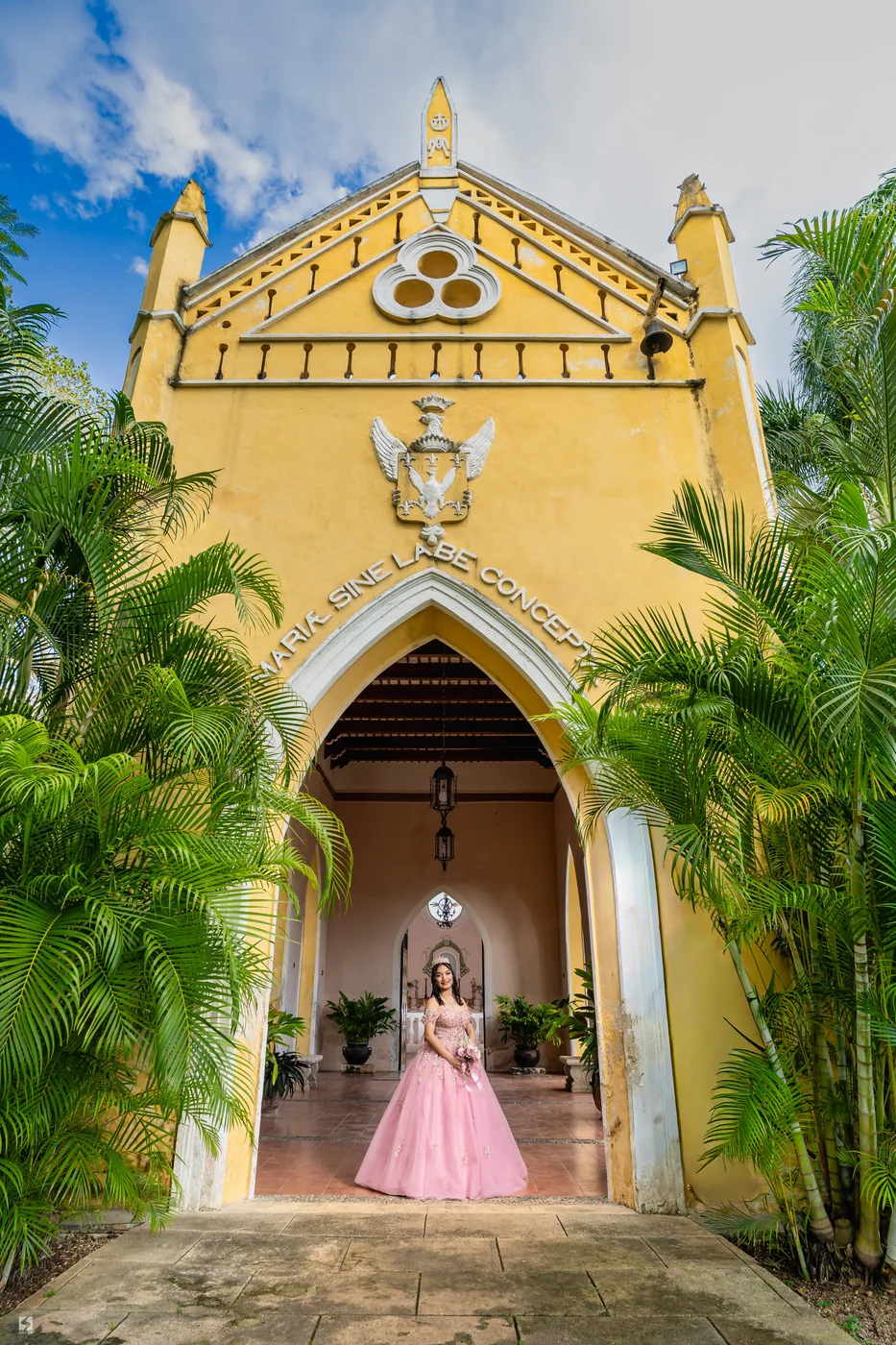 Retrato de quinceañera en su sesión Pre XV